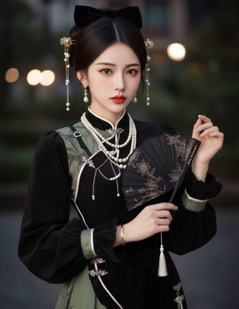 진홍의 우아함(Crimson Elegance)