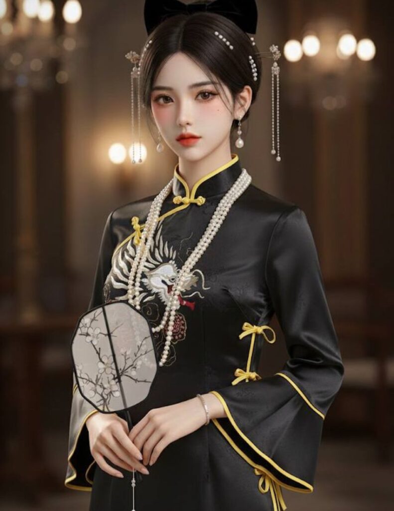 진홍의 우아함(Crimson Elegance)